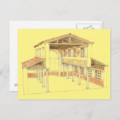 Römische Basilika Postkarte (Vorne/Hinten)