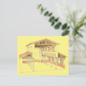 Römische Basilika Postkarte (Stehend Vorderseite)