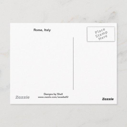 Römische Bilder Postkarte (Rückseite)