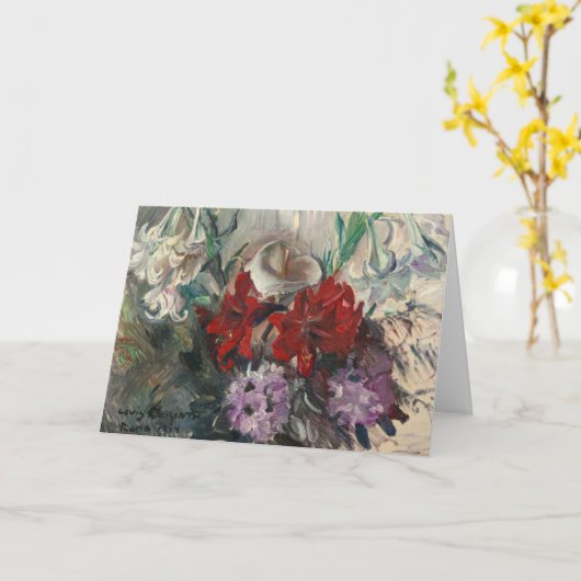 römische Blume | Lovis Corinth Karte (Gelbe Blume)