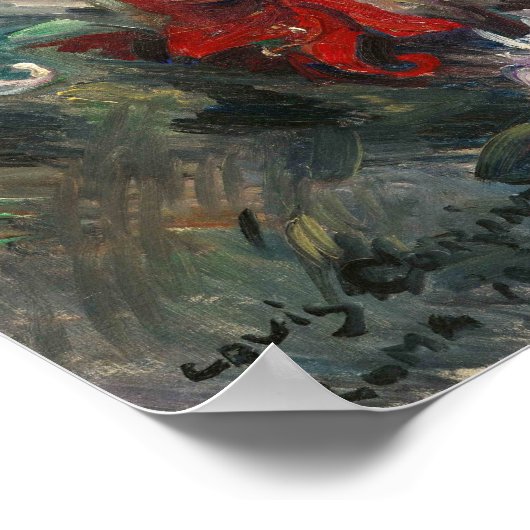 römische Blume | Lovis Corinth Poster (Ecke)