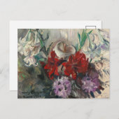 römische Blume | Lovis Corinth Postkarte (Vorne/Hinten)
