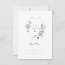 Römische Blumenkrautfahne RSVP Karte