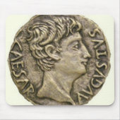 Römische Denarius-Münze Mousepad (Vorne)