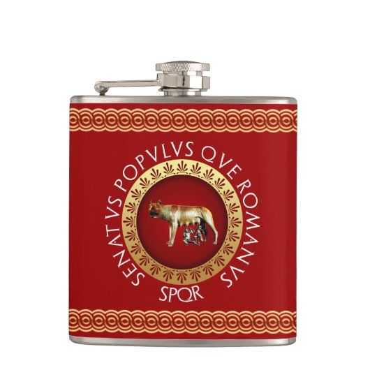 Römische Flasche Flachmann (Vorderseite)