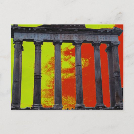 Römische Forum Art Postkarte (Vorderseite)