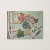 Römische Gladiatoren, von "L'Antica Rom", 1825 Puzzle (Horizontal)