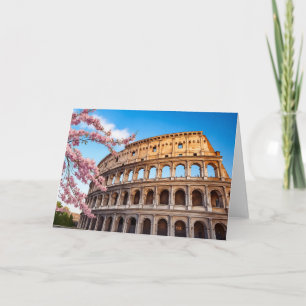 Römische Kolosseum Italien Gemalt Karte