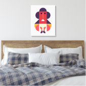 Römische Kostümkunst Leinwanddruck (Insitu (Schlafzimmer))
