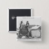 Römische Kriegsmaschine für das Abfeuern der Button (Vorne & Hinten)