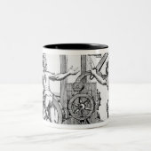 Römische Kriegsmaschine für das Abfeuern der Zweifarbige Tasse (Mittel)