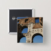 Römische Kunst - Das Kolosseum oder der Flavian 5 Button (Vorne & Hinten)