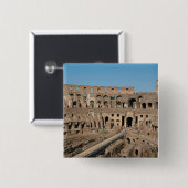 Römische Kunst - Das Kolosseum oder der Flavian 6 Button (Vorne & Hinten)
