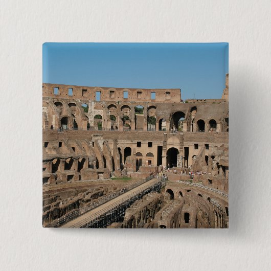 Römische Kunst - Das Kolosseum oder der Flavian 6 Button (Vorderseite)