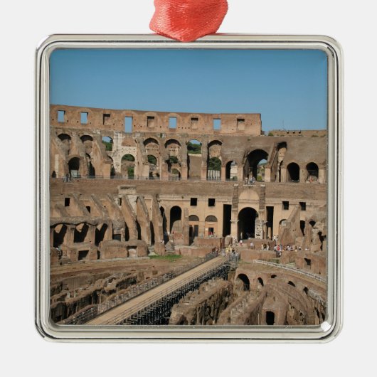 Römische Kunst - Das Kolosseum oder der Flavian 6 Silbernes Ornament (Vorne)