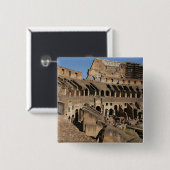 Römische Kunst: Das Kolosseum oder der Flavian Button (Vorne & Hinten)