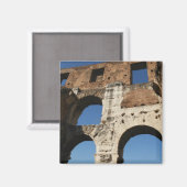 Römische Kunst: Das Kolosseum oder der Flavium 5 Magnet (Vorderseite/Rückseite)