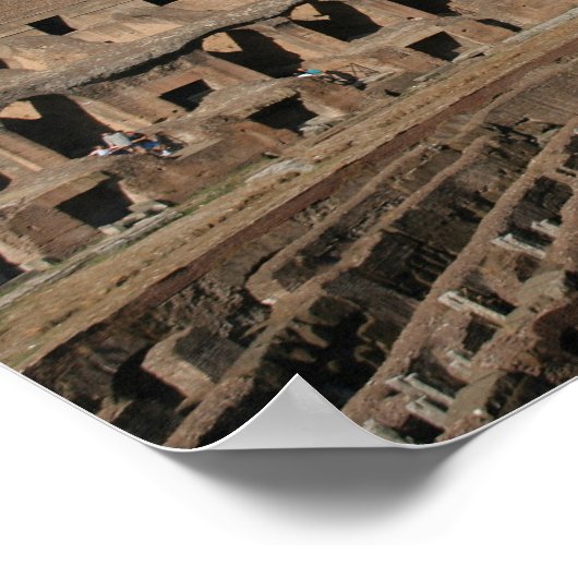 Römische Kunst: Das Kolosseum oder der Flavium 5 Poster (Ecke)