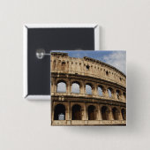 Römische Kunst. Das Kolosseum oder Flavian 2 Button (Vorne & Hinten)