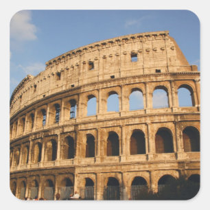 Römische Kunst. Das Kolosseum oder Flavian 3 Quadratischer Aufkleber