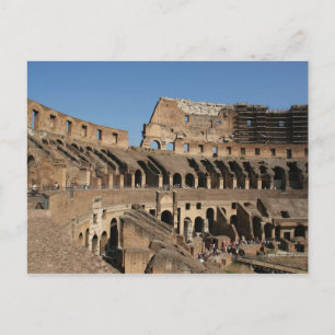 Römische Kunst. Das Kolosseum oder Flavian 7 Postkarte