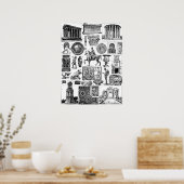 Römische Kunst Poster (Küche)