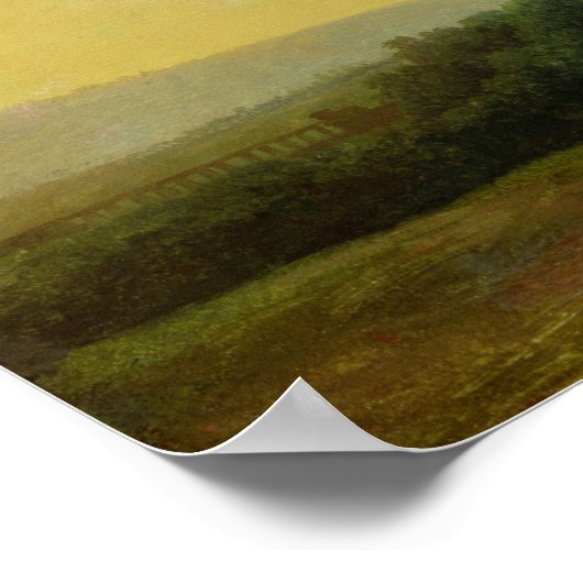 römische Landschaft Poster (Ecke)