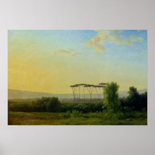 römische Landschaft Poster (Vorne)