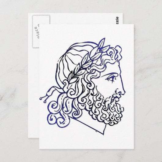 Römische Leiter Postkarte (Vorne/Hinten)