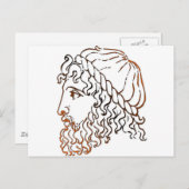 Römische Leiter Postkarte (Vorne/Hinten)