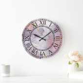 Römische Marmorziffern, Wall Clock Große Wanduhr (Zuhause)