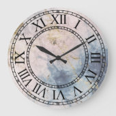 Römische Marmorziffern, Wall Clock Große Wanduhr (Vorderseite)
