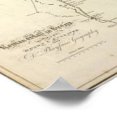 Römische Mauer in Großbritannien Poster (Ecke)