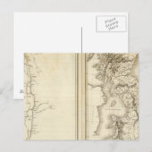 Römische Mauer in Großbritannien Postkarte (Vorne/Hinten)