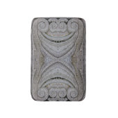 Römische Muschel Stone Scrolls Badematte (Vorderseite Vertikal)