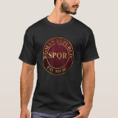 Römische Republik Gründung Spqr Ancient Rome T-Shirt (Vorderseite)