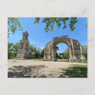 Römische Ruinen in der Nähe von Saint-Rémy-de-Prov Postkarte