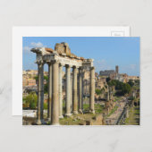 Römische Ruinen in Rom - Italien Postkarte (Vorne/Hinten)