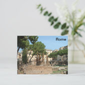 Römische Ruinen - Piazza Argentinien - Rom Postkarte (Stehend Vorderseite)