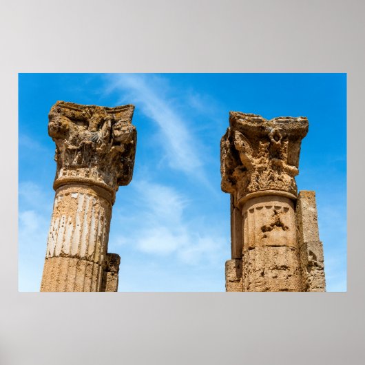 römische Ruinen Poster (Vorne)