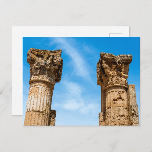 römische Ruinen Postkarte (Vorne/Hinten)