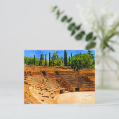 Römische Ruinen, Spanien Postkarte (Stehend Vorderseite)