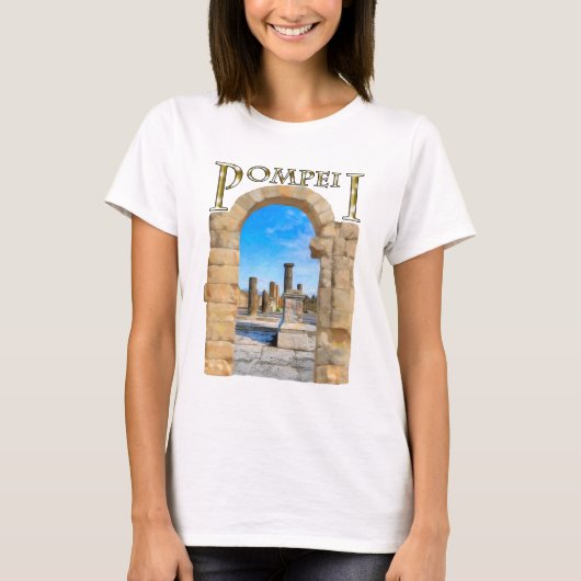 Römische Ruinen von altem Pompeji T-Shirt (Vorderseite)