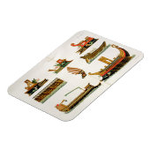 Römische Schiffe mit Angaben zu den Galionsfiguren Magnet (Linke Seite)