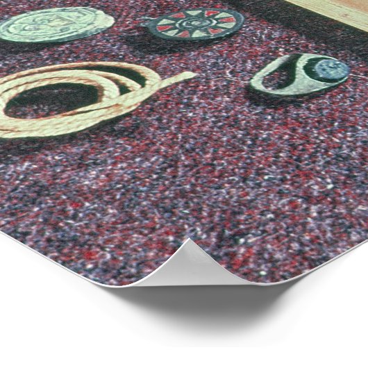 Römische Schreibmaterialien Poster (Ecke)