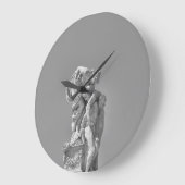 Römische Skulpturen in moderner Komposition Große Wanduhr (Winkel)