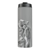 Römische Skulpturen in moderner Komposition Thermosbecher (Vorderseite)