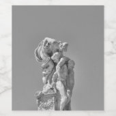 Römische Skulpturen in moderner Komposition Weinetikett (Einzelnes Label)