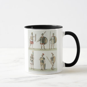 Römische Soldaten, Detail von Platte 2, Klasse 5 Tasse