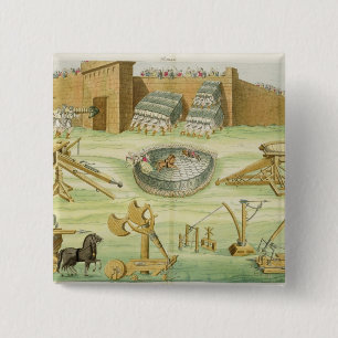 Römische Soldaten, die eine Stadt, Platte 23B, Button